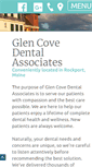 Mobile Screenshot of glencovedental.com